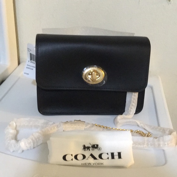 Coach Handbags - Coach Mini Bowery smooth black leather